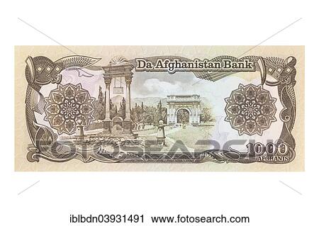 Afghan one thousand afghani banknote View Large Photo Image Stock Image - Afghan one thousand afghani banknote. Fotosearch