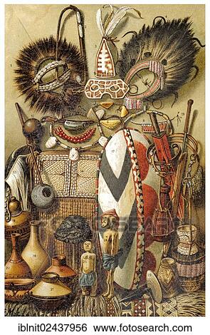 "African Culture I, an illustration from Meyers Konversations-Lexikon, an encyclopedia from 1897" View Large Photo Image Stock Photograph - "African Culture I, an illustration from Meyers Konversations-Lexikon, an encyclopedia from 1897". Fotosearch