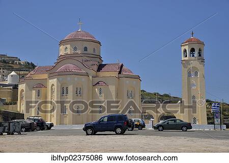 "Agios Charalambos church, Exo Gonia, Santorini, Cyclades, Greek island, Greece, Europe" View Large Photo Image Stock Photograph - "Agios Charalambos church, Exo Gonia, Santorini, Cyclades, Greek island, Greece, Europe". Fotosearch