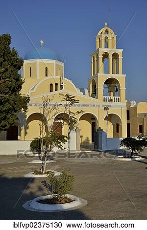 "Agios Georgios church, Oia, Santorini, Cyclades, Greek island, Greece, Europe" View Large Photo Image Stock Image - "Agios Georgios church, Oia, Santorini, Cyclades, Greek island, Greece, Europe". Fotosearch
