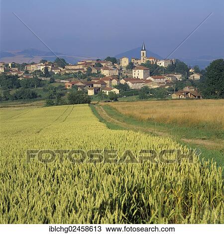 "Agricultural landscape and village of Egliseneuve, Parc Naturel Regional Livradois Forez, Regional Nature Park of Livradois Forez, Puy de Dome, Auvergne, France, Europe" View Large Photo Image Stock Image - "Agricultural landscape and village of Egliseneuve, Parc Naturel Regional Livradois Forez, Regional Nature Park of Livradois Forez, Puy de Dome, Auvergne, France, Europe". Fotosearch