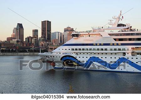 "AIDA, Old Port, Montreal, Quebec Province, Canada, North America" View Large Photo Image Picture - "AIDA, Old Port, Montreal, Quebec Province, Canada, North America". Fotosearch