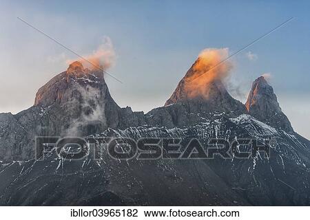 "Aiguilles d'Arves mountain at dawn, Pelvoux, Dauphine Alps, Savoie, France, Europe" View Large Photo Image Stock Image - "Aiguilles d'Arves mountain at dawn, Pelvoux, Dauphine Alps, Savoie, France, Europe". Fotosearch