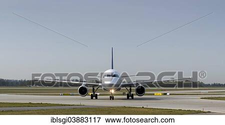 "Airbus A319-100 """"Frankfurt Oder"""" of the Deutsche Lufthansa AG, Munich Airport, Munich, Upper Bavaria, Bavaria, Germany, Europe" View Large Photo Image Stock Photo - "Airbus A319-100 """"Frankfurt Oder"""" of the Deutsche Lufthansa AG, Munich Airport, Munich, Upper Bavaria, Bavaria, Germany, Europe". Fotosearch