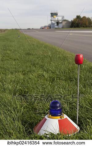 Airfield lighting, Laupheim, Baden-Wuerttemberg, Germany, Europe View Large Photo Image Picture - Airfield lighting, Laupheim, Baden-Wuerttemberg, Germany, Europe. Fotosearch
