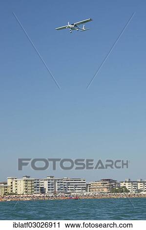 "Airplane, beach, hotels, Adria, Bibione, Veneto Region, Italy, Europe" View Large Photo Image Stock Image - "Airplane, beach, hotels, Adria, Bibione, Veneto Region, Italy, Europe". Fotosearch