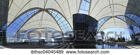 "Airport center, Munich airport, canopy, panorama, Munich, Upper Bavaria, Bavaria, Germany, Europe" View Large Photo Image Stock Photo - "Airport center, Munich airport, canopy, panorama, Munich, Upper Bavaria, Bavaria, Germany, Europe". Fotosearch