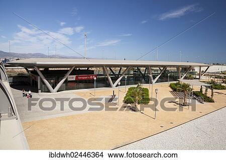 "Airport station Aeropuerto, Malaga, Andalusia, Spain, Europe" View Large Photo Image Picture - "Airport station Aeropuerto, Malaga, Andalusia, Spain, Europe". Fotosearch