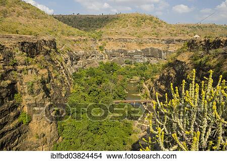 Picture - "Ajanta Caves, UNESCO World Heritage site, Aurangabad district, Maharashtra, India, Asia". Fotosearch
