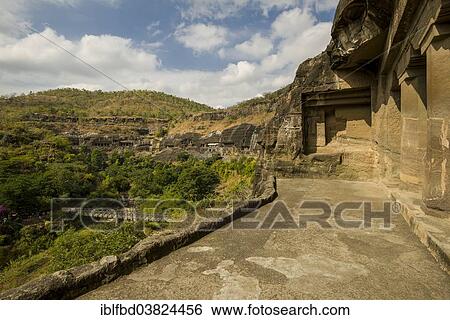 Stock Photograph - "Ajanta Caves, UNESCO World Heritage site, Aurangabad district, Maharashtra, India, Asia". Fotosearch