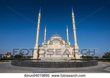 "Akhmad Kadyrov Mosque, Grozny, Chechnya, Caucasus, Russia, Europe" View Large Photo Image Stock Photography - "Akhmad Kadyrov Mosque, Grozny, Chechnya, Caucasus, Russia, Europe". Fotosearch