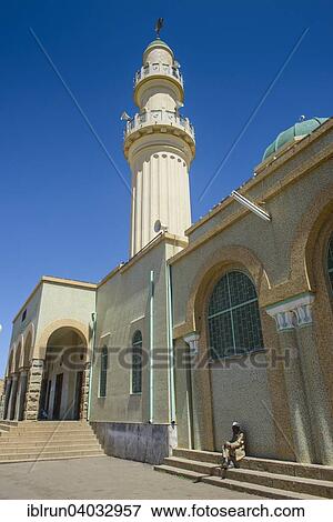 "Al Quarafi al Rashidin Mosque, Asmara, Eritrea, Africa" View Large Photo Image Stock Photo - "Al Quarafi al Rashidin Mosque, Asmara, Eritrea, Africa". Fotosearch