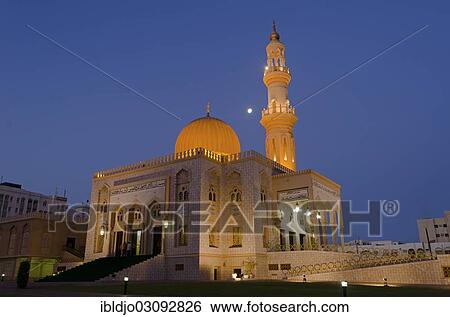 Stock Photograph - "Al-Zawawi Mosque, Al Khuwayr ash Shamaliyah, Muscat Governorate (Capital Area, Oman, Asia". Fotosearch