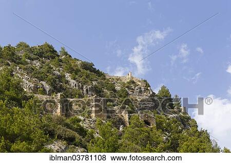 Stock Photo - "Alara Castle, Alanya, Antalya Province, Turkey, Asia". Fotosearch