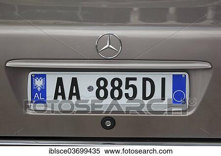 Albanian licence plate View Large Photo Image Stock Photography - Albanian licence plate. Fotosearch