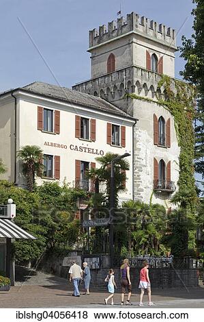 "Albergo Castello, Ascona, Canton of Ticino, Switzerland, Europe" View Large Photo Image Stock Photo - "Albergo Castello, Ascona, Canton of Ticino, Switzerland, Europe". Fotosearch