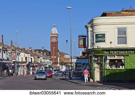 "Albert Road, shopping street with the Leopold Tavern pub, Southsea, Portsmouth, Hampshire, England, United Kingdom, Europe" View Large Photo Image Stock Image - "Albert Road, shopping street with the Leopold Tavern pub, Southsea, Portsmouth, Hampshire, England, United Kingdom, Europe". Fotosearch