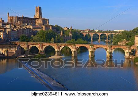 "Albi, River Tarn, Cathedral of Saint Cecilie, Tarn, Midi-Pyrenees, France, Europe" View Large Photo Image Stock Image - "Albi, River Tarn, Cathedral of Saint Cecilie, Tarn, Midi-Pyrenees, France, Europe". Fotosearch