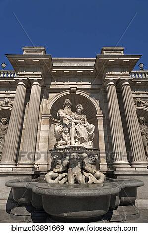 "Albrecht Fountain, 1869, with the figures of Danubius and Vindobona, Albertina Bastion, Vienna, Vienna State, Austria, Europe" View Large Photo Image Stock Photo - "Albrecht Fountain, 1869, with the figures of Danubius and Vindobona, Albertina Bastion, Vienna, Vienna State, Austria, Europe". Fotosearch