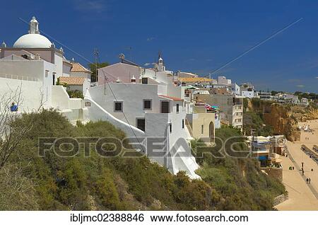Stock Photograph - "Albufeira, Praia Dos Pescadores, Algarve, Portugal, Europe". Fotosearch