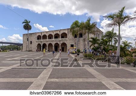 "Alcazar de Colon, or Columbus Alcazar, the oldest Viceregal residence in Zona Colonial, UNESCO World Heritage Site, Santo Domingo, Dominican Republic, North America" View Large Photo Image Stock Photograph - "Alcazar de Colon, or Columbus Alcazar, the oldest Viceregal residence in Zona Colonial, UNESCO World Heritage Site, Santo Domingo, Dominican Republic, North America". Fotosearch