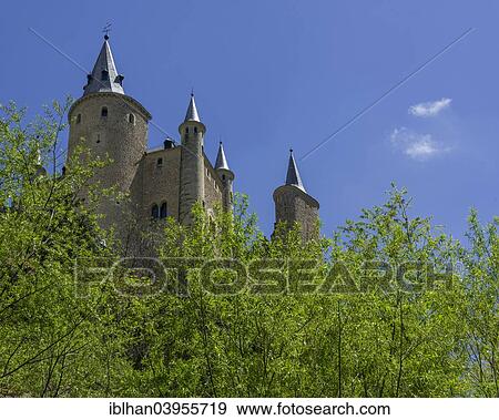 Stock Photo - "Alcazar of Segovia, Segovia, Castile and Leon, Spain, Europe". Fotosearch