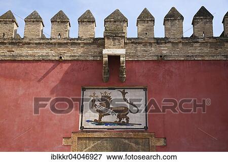 "Alcazar of Seville, Barrio Santa Cruz, Seville, Andalucia, Spain, Europe" View Large Photo Image Stock Photo - "Alcazar of Seville, Barrio Santa Cruz, Seville, Andalucia, Spain, Europe". Fotosearch