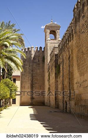 Stock Photo - "Alcazar of the Christian Kings, Cordoba, Andalusia, Spain, Europe, PublicGround, Europe". Fotosearch