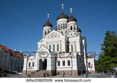 Stock Photograph - "Alexander Nevsky Cathedral, Tallinn, Estonia, Baltic States, Europe". Fotosearch