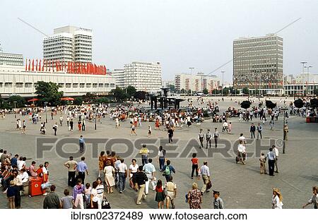 "Alexanderplatz square in East Berlin, 1986, Berlin, East Germany, GDR, Europe" View Large Photo Image Stock Photo - "Alexanderplatz square in East Berlin, 1986, Berlin, East Germany, GDR, Europe". Fotosearch