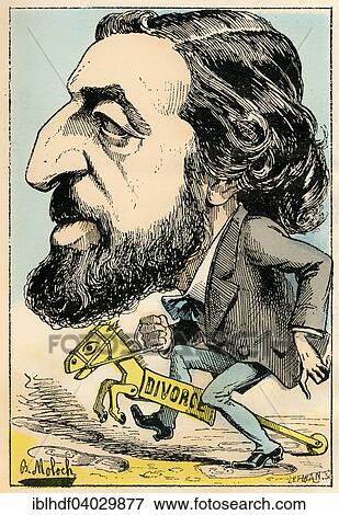 "Alfred Joseph Naquet, French chemist and politician, political caricature, 1882, by Alphonse Hector Colomb pseudonym B. Moloch, a French caricaturist" View Large Photo Image Stock Photo - "Alfred Joseph Naquet, French chemist and politician, political caricature, 1882, by Alphonse Hector Colomb pseudonym B. Moloch, a French caricaturist". Fotosearch