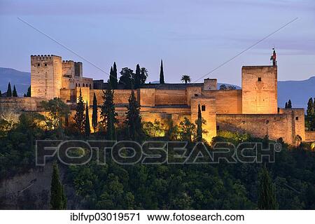 "Alhambra castle on Sabikah Hill, one of the most important buildings in the Moorish style, Unesco World Heritage Site, Granada, Granada province, Andalusia, Spain, Europe" View Large Photo Image Stock Image - "Alhambra castle on Sabikah Hill, one of the most important buildings in the Moorish style, Unesco World Heritage Site, Granada, Granada province, Andalusia, Spain, Europe". Fotosearch