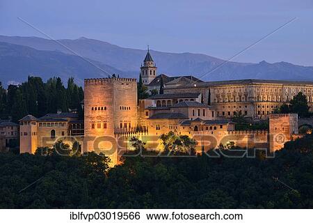 "Alhambra castle on Sabikah Hill, one of the most important buildings in the Moorish style, Unesco World Heritage Site, Granada, Granada province, Andalusia, Spain, Europe" View Large Photo Image Stock Photograph - "Alhambra castle on Sabikah Hill, one of the most important buildings in the Moorish style, Unesco World Heritage Site, Granada, Granada province, Andalusia, Spain, Europe". Fotosearch