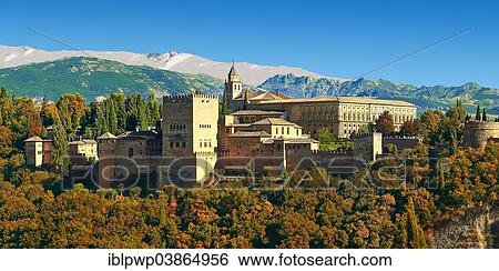 "Alhambra Palace, Granada, Andalusia, Spain, Europe" View Large Photo Image Stock Photograph - "Alhambra Palace, Granada, Andalusia, Spain, Europe". Fotosearch