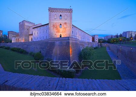 Picture - "Aljaferia Palace, Zaragoza, Aragon, Spain, Europe". Fotosearch