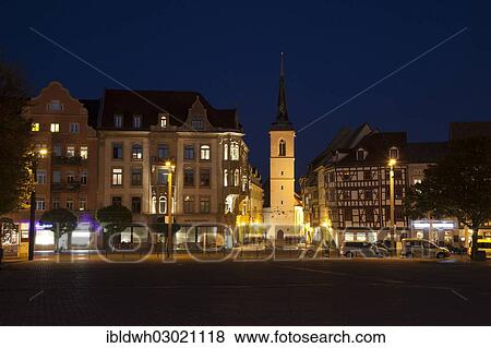 "Allerheiligenkirche, All Saints Church and the old town at night, Thuringer Wald, Erfurt, Thuringia, Germany, Europe" View Large Photo Image Stock Photo - "Allerheiligenkirche, All Saints Church and the old town at night, Thuringer Wald, Erfurt, Thuringia, Germany, Europe". Fotosearch