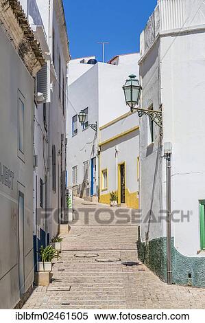 "Alley, Albufeira, Algarve, Portugal, Europe" View Large Photo Image Stock Photography - "Alley, Albufeira, Algarve, Portugal, Europe". Fotosearch