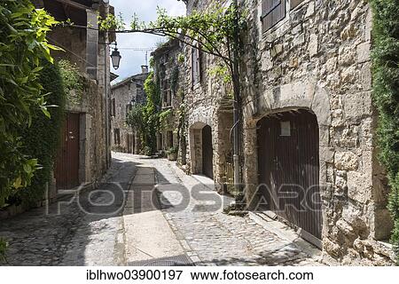 "Alleyway in the village of Aigueze, Les Plus Beaux Villages de France, Aigueze, Languedoc-Roussillon, France, Europe" View Large Photo Image Stock Photo - "Alleyway in the village of Aigueze, Les Plus Beaux Villages de France, Aigueze, Languedoc-Roussillon, France, Europe". Fotosearch