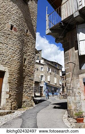 "Alleyway, Severac le Chateau, The Causses and the Cevennes, UNESCO World Heritage Site, Grands Causses Regional Natural Park, Aveyron, Languedoc-Roussillon, France, Europe" View Large Photo Image Stock Photo - "Alleyway, Severac le Chateau, The Causses and the Cevennes, UNESCO World Heritage Site, Grands Causses Regional Natural Park, Aveyron, Languedoc-Roussillon, France, Europe". Fotosearch