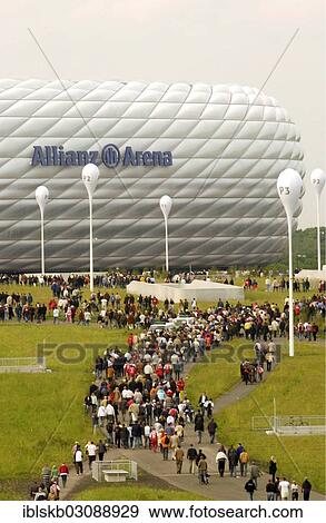 "Allianz Arena, football stadium, Aschheim, Munich, Upper Bavaria, Bavaria, Germany, Europe" View Large Photo Image Stock Photo - "Allianz Arena, football stadium, Aschheim, Munich, Upper Bavaria, Bavaria, Germany, Europe". Fotosearch