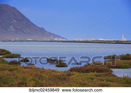 "Almadraba de Monteleva, saltworks, Cabo de Gata-Nijar Natural Park, biosphere reserve, Almeria province, Andalusia, Spain, Europe" View Large Photo Image Stock Photo - "Almadraba de Monteleva, saltworks, Cabo de Gata-Nijar Natural Park, biosphere reserve, Almeria province, Andalusia, Spain, Europe". Fotosearch