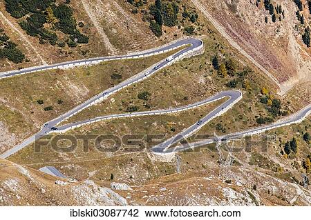 "Alpine pass road to Stelvio Pass, Nationalpark Stilfser Joch, Prad, South Tyrol province, Trentino-Alto Adige, Italy, Europe" View Large Photo Image Stock Image - "Alpine pass road to Stelvio Pass, Nationalpark Stilfser Joch, Prad, South Tyrol province, Trentino-Alto Adige, Italy, Europe". Fotosearch