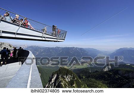 "AlpspiX, viewing platform at the Alpspitze railway, hill station, Mt Alpspitze, Wetterstein range, Garmisch-Partenkirchen, Upper Bavaria, Bavaria, Germany, Europe" View Large Photo Image Stock Photography - "AlpspiX, viewing platform at the Alpspitze railway, hill station, Mt Alpspitze, Wetterstein range, Garmisch-Partenkirchen, Upper Bavaria, Bavaria, Germany, Europe". Fotosearch