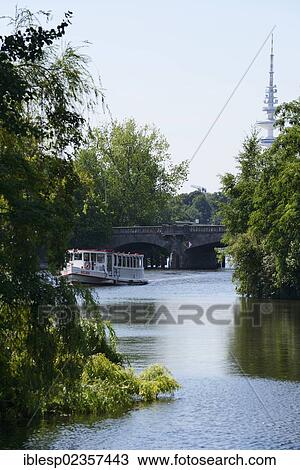 "Alster river steamer on Osterbekkanal canal near the Muehlenkamp pier, Hamburg, Hamburg, Germany, Europe" View Large Photo Image Stock Image - "Alster river steamer on Osterbekkanal canal near the Muehlenkamp pier, Hamburg, Hamburg, Germany, Europe". Fotosearch