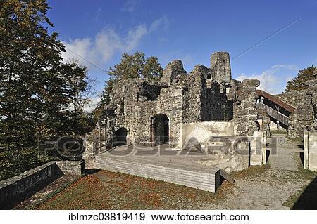"Alt-Trauchburg castle ruins, 13th century, Kleinweiler, Oberallgau, Bavaria, Germany, Europe" View Large Photo Image Stock Photo - "Alt-Trauchburg castle ruins, 13th century, Kleinweiler, Oberallgau, Bavaria, Germany, Europe". Fotosearch