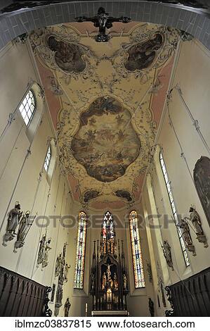 "Altar area with a ceiling fresco, 1770, by Franz Ludwig Herrmann, 1723 to 1793, St. Stephen's Church, Konstanz, Baden-Wurttemberg, Germany, Europe" View Large Photo Image Stock Photography - "Altar area with a ceiling fresco, 1770, by Franz Ludwig Herrmann, 1723 to 1793, St. Stephen's Church, Konstanz, Baden-Wurttemberg, Germany, Europe". Fotosearch