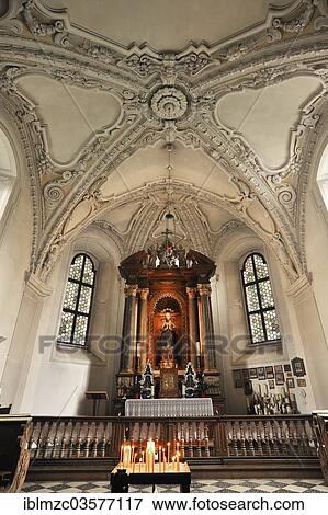 "Altar area with vaulted ceiling, Franciscan Church, circa 1480, Berchtesgaden, Berchtesgadener Land District, Upper Bavaria, Bavaria, Germany, Europe" View Large Photo Image Stock Photo - "Altar area with vaulted ceiling, Franciscan Church, circa 1480, Berchtesgaden, Berchtesgadener Land District, Upper Bavaria, Bavaria, Germany, Europe". Fotosearch