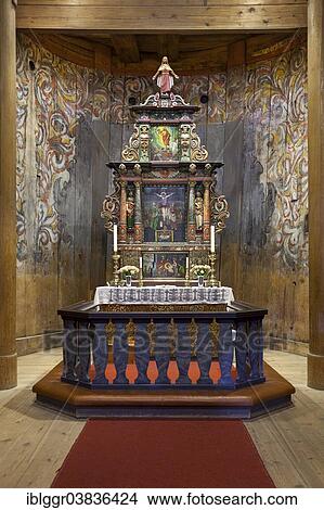 "Altar, Heddal Stave Church, Notodden, Telemark, Norway, Europe" View Large Photo Image Picture - "Altar, Heddal Stave Church, Notodden, Telemark, Norway, Europe". Fotosearch