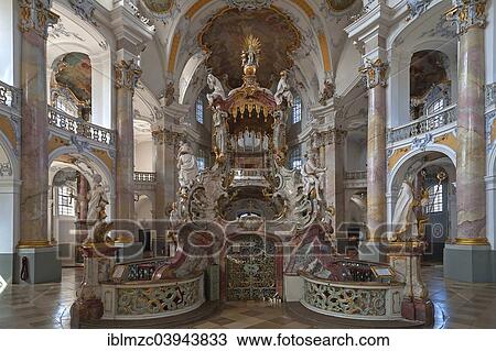 "Altar of grace with the representations of the 14 holy helpers, Basilica of the Fourteen Holy Helpers, 1743-1772, architect Balthasar Neumann, Bad Staffelstein, Upper Franconia, Bavaria, Germany, Europe" View Large Photo Image Stock Image - "Altar of grace with the representations of the 14 holy helpers, Basilica of the Fourteen Holy Helpers, 1743-1772, architect Balthasar Neumann, Bad Staffelstein, Upper Franconia, Bavaria, Germany, Europe". Fotosearch