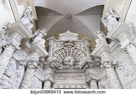 "Altar of St. Francis of Paola, by Francesco Antonio Zimbalo, 1614, Baroque of Lecce, also Baroque of Salento, Santa Croce Church, Lecce, Apulia, Italy, Europe" View Large Photo Image Stock Image - "Altar of St. Francis of Paola, by Francesco Antonio Zimbalo, 1614, Baroque of Lecce, also Baroque of Salento, Santa Croce Church, Lecce, Apulia, Italy, Europe". Fotosearch